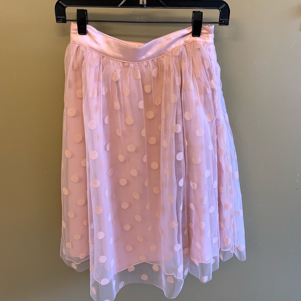 Pink tulle skirt